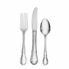 Oneida Chateau 3pc flatware spoon with mirror finish for elegant dining
