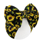 ONENINEDREAM 7in yellow bow on baby's head for sunny outfits and cute photo moments