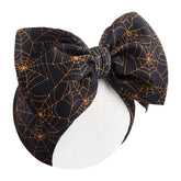ONENINEDREAM Halloween headband with black baby bow for festive photos