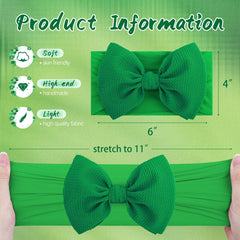 ONENINEDREAM st patricks day hairband nylon elastic band gentle fit close view.
