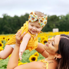 ONENINEDREAM sunflower-pattern headbands add cheerful summer style