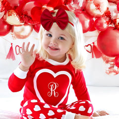 ONENINEDREAM velvet bows rose on headband for coordinated newborn outfits.