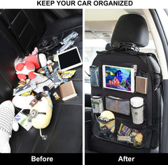 ONE PIX backseat protector resists spills and scrapes for easy cleaning after adventures.