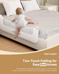 ONEYA BABY folding mechanism enables quick, easy access for parents and kids.
