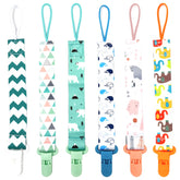OnlyBP Set 6 pacifier clip pack keeps pacifiers secure and organized.