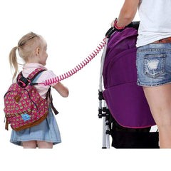 Onwon pink anti-lost cord demonstrates 360-degree rotation for free movement.