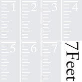 Onwon growth chart ruler wall display showing milestones in a playful, easy-to-read layout