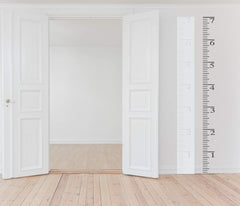 Onwon growth chart stencil on wood for DIY height charts with precise edges