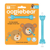 The oogiebear dual-ended design offers easy nose and ear cleaning for babies.