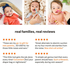 oogiebear safety bumper prevents insertion too far for newborn safety.