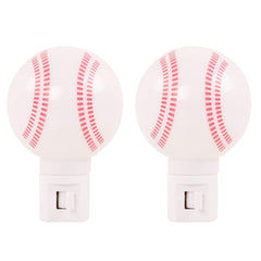 Omeet baseball night light plug-in with calming kids' room glow