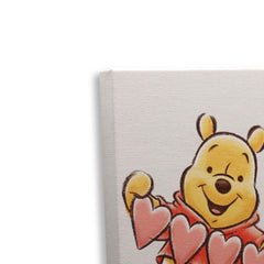 Open Road Brands Pooh Piglet banner showcasing heart garland in playroom ambiance