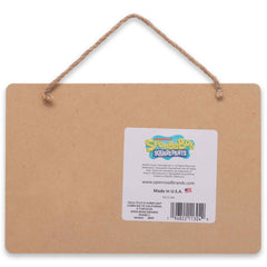 Open Road Brands Krabby Patty MDF sign emphasizes lightweight durability for easy wall mounting.