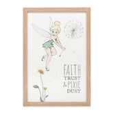 Open Road Brands Tinker Bell dandelion wall art adds whimsical Disney magic to nurseries and playrooms