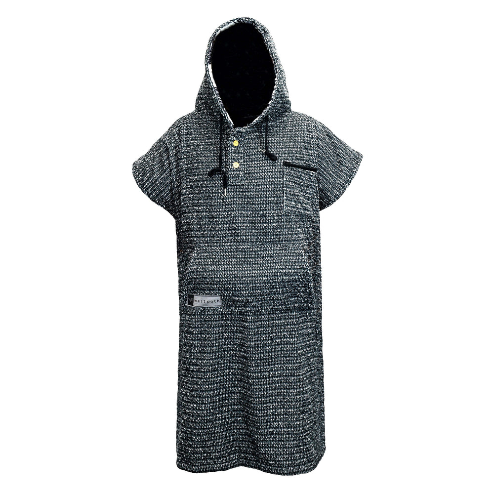Open Road Goods Surf Poncho front view, full coverage for easy changing.