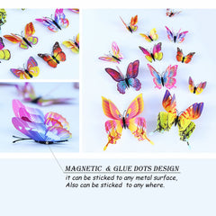 Opseam butterfly wall decor 3D wings adjustable for lifelike display.