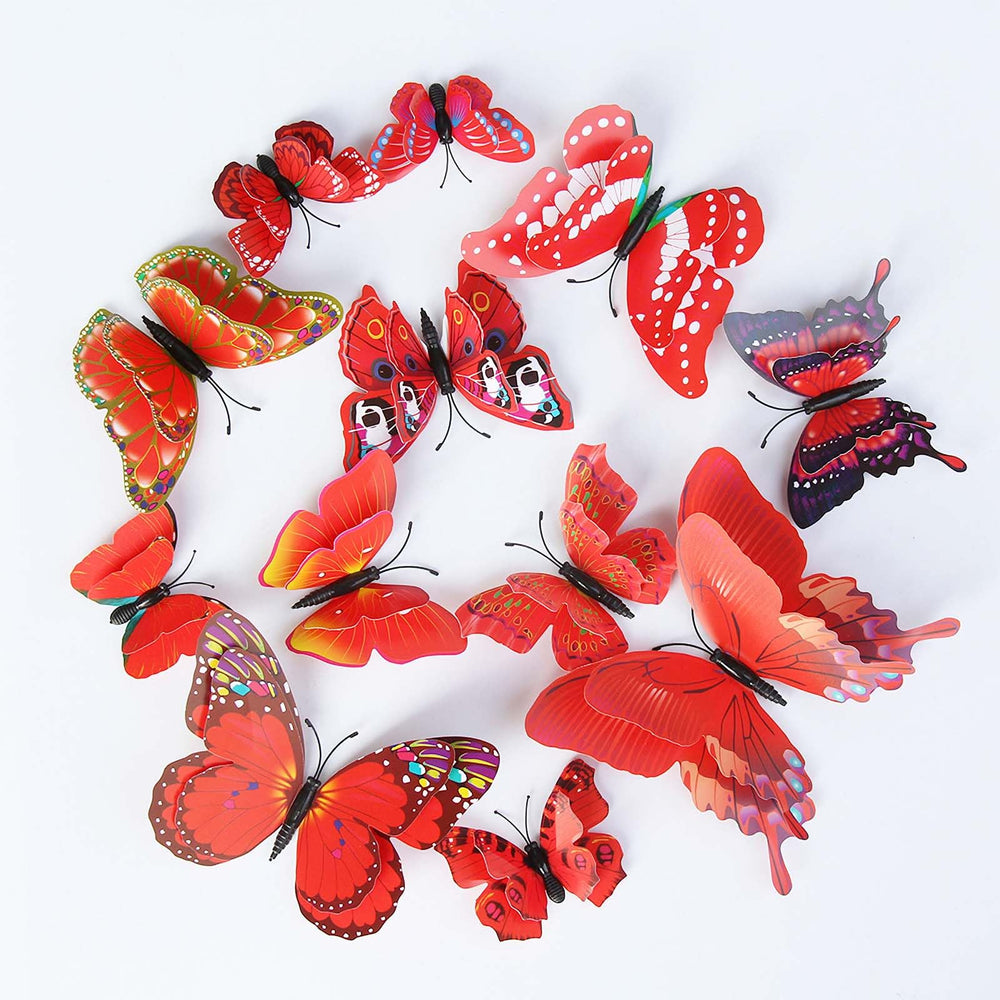 OPSEAM butterfly wall decor magnets on metal surfaces for easy repositioning.