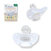 Oralwise Breathe Pacifier patented design showing natural development potential