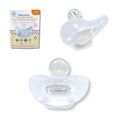 Oralwise Breathe Pacifier stage2 front-pack view for easy grip.