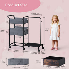 Orekemo Caddy with dividers and drawers demonstrates customizable storage.