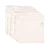 Organic Cotton Mart reusable baby wipes packaging highlights eco-friendly, washable design.