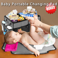 ORIENT FAMULAY diaper changing station pad ready for on-the-go changes