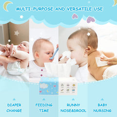 Orighty baby dry wipes unscented fiber for gentle skin
