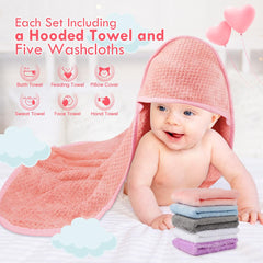 Orighty coral velvet towel, plush and fast-drying for cozy post-bath warmth.