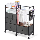 Orzbow 4-tier baby rolling cart with drawers shows sturdy build for nursery organization