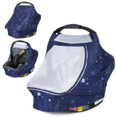 Orzbow baby car seat cover soft breathable fabric keeps baby comfortable during rides.