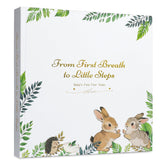 Orzbow baby memory book cover with premium durability and luxury gold-foil finish.