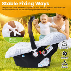 Orzbow baby-skin-friendly cotton fabric emphasizes gentle touch on delicate skin.