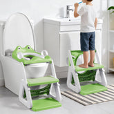Orzbow Frog Potty Seat front view shows stability for toddlers.