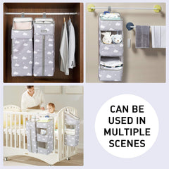 Orzbow nursery storage with multi-pocket design for organized essentials.