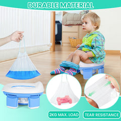 Orzbow 100-count refill pack for versatile potty cleanup on the go.