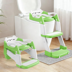 Orzbow Potty Training Seat side view shows stable legs for secure climbing.