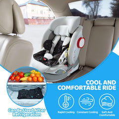 Orzbow cooling gel layer close-up highlights quick surface temperature reduction.