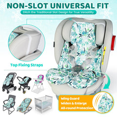 Orzbow universal stroller cooling pad fully extended for head-to-toe comfort
