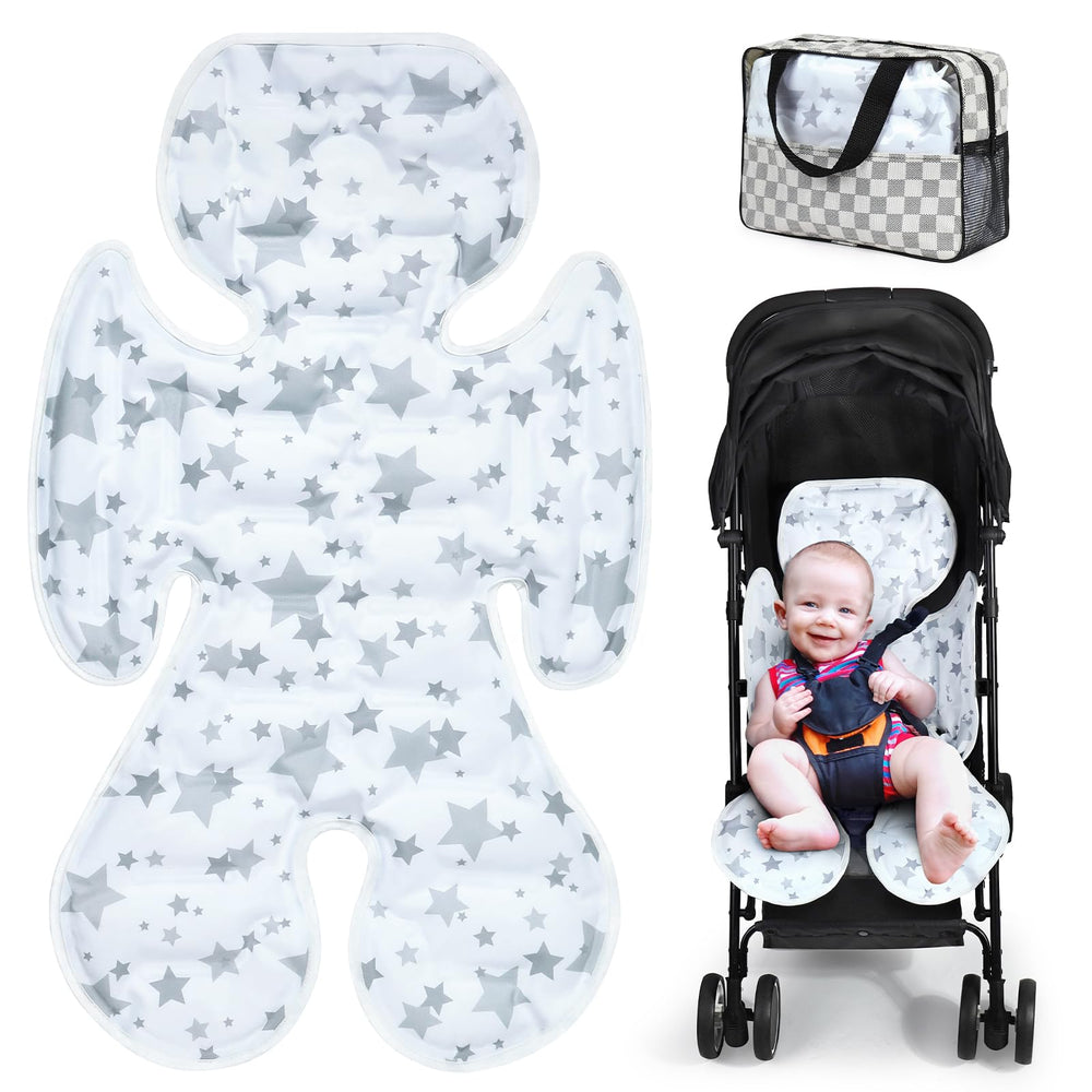 Orzbow universal stroller cooling pad front view offers full-coverage cooling for baby.