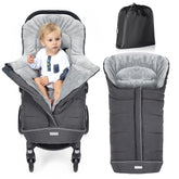 Orzbow Universal Stroller Footmuff waterproof shell protects baby from rain and wind