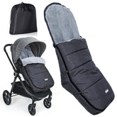 Orzbow Warm Bunting Bag front view with waterproof exterior for winter outings.