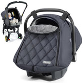 Orzbow Winter Carseat Cover shows soft velvet lining for cold commutes.