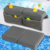 OS OMYSTYLE baby bath kneeler grey cushion for comfy bath time.