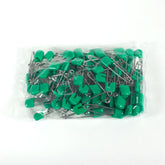 OsoCozy nappy pin green pack with locking head for secure diapering