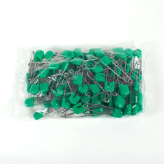 OsoCozy nappy pin green pack with locking head for secure diapering