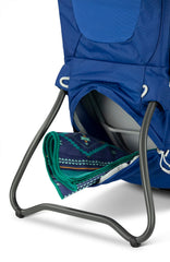 Osprey Poco removable drool pad Starry Black ready for easy cleanup after meals.