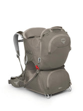 Osprey Poco LT folding frame demonstrates compact travel storage