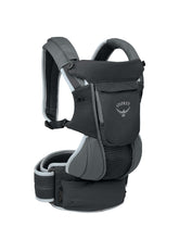 Osprey Poco Soft newborn seat shows ergonomic support for secure hands free early travel