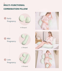 Oternal pregnancy pillow belly-support helps cradle the belly for reduced strain