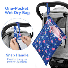 OTraki wet bag waterproof inner lining keeps contents dry and prevents leaks.